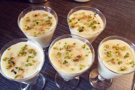 Marzipan Pudding mit Schuss