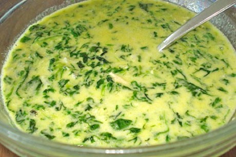Käse-Spinatsauce