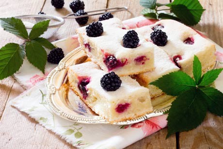 Brombeerkuchen mit Topfen