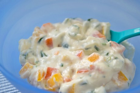 Frischkäse-Peperoni-Aufstrich