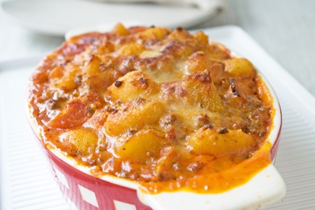 Kürbis-Gnocchi-Auflauf