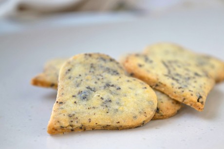 Mürbteigkekse mit Mohn