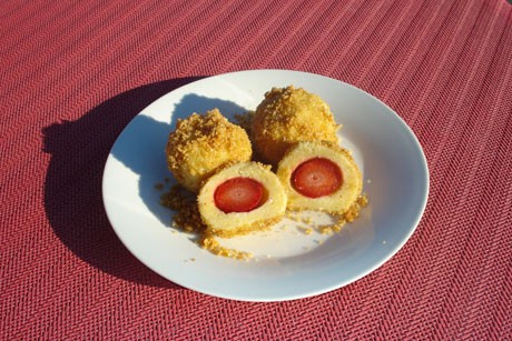 Erdbeerknödel