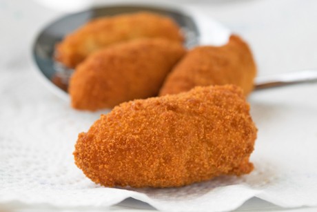 Knusprige Erdäpfelkroketten