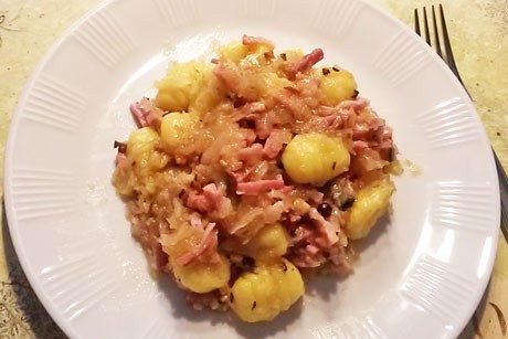 Sauerkraut-Gnocchi-Topf