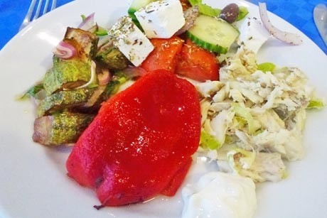 Paprikaschoten in Olivenöl