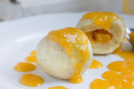 Pfirsichknödel
