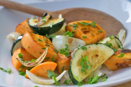 Backofengemüse mit Kürbis