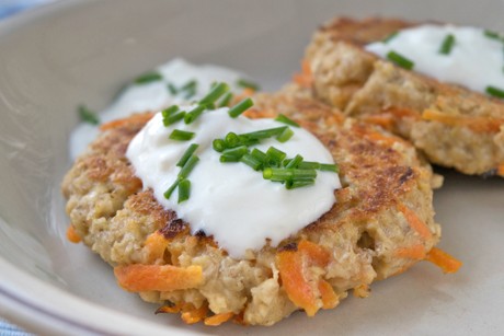 Vegane Haferflockenlaibchen
