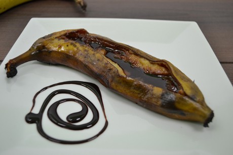 Gegrillte Schokobananen