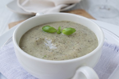 Zucchini-Champignon-Suppe
