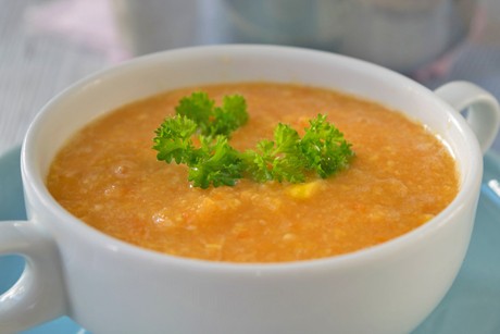 Karotten-Maissuppe