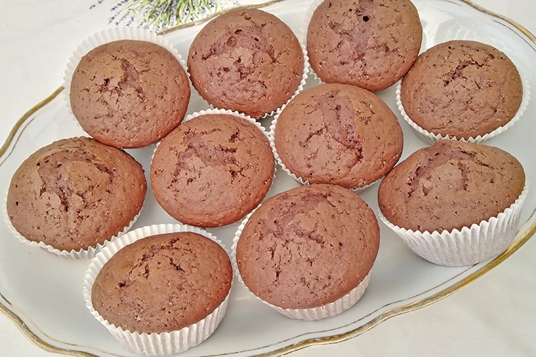 Erdnussbutter-Muffins