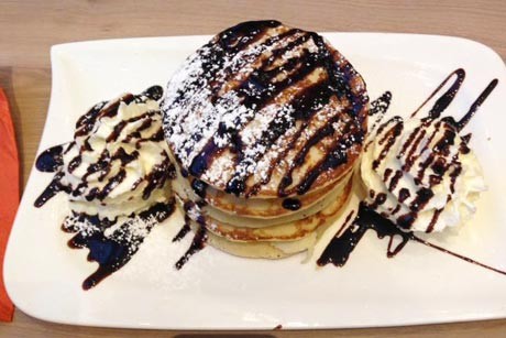 Pancakes mit Mövenpick-Bourbon Vanille