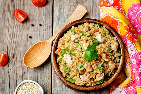 Quinoa mit Hühnerfleisch