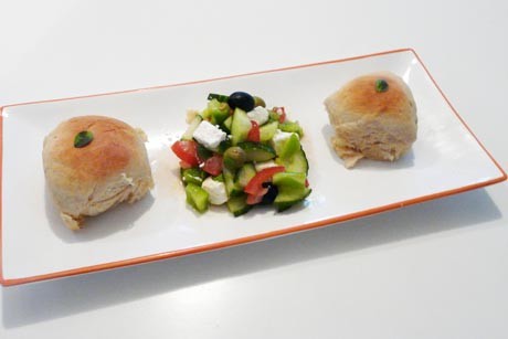 Griechische Salatbuchtel