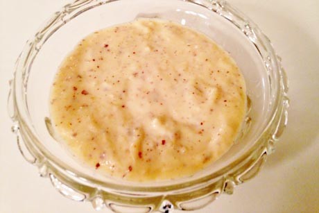 Vanillepudding mit Nuss