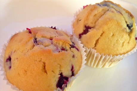 Einfache Beerenmuffins