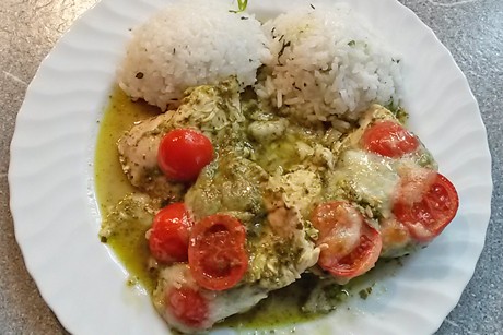 Hühnerfilets mit Pesto