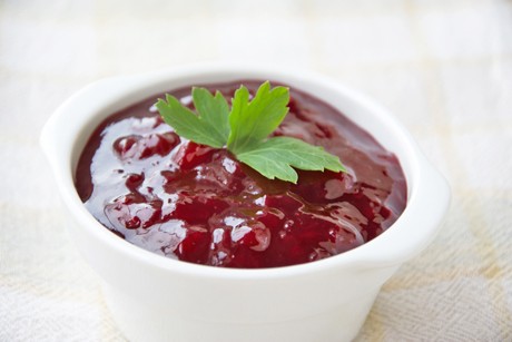 Preiselbeersauce mit Orangenmarmelade