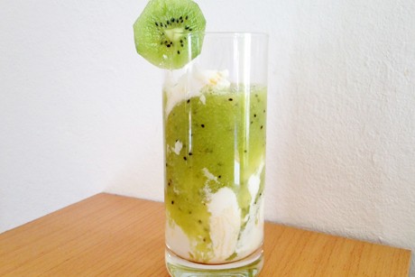 Eis auf Kiwi Melone