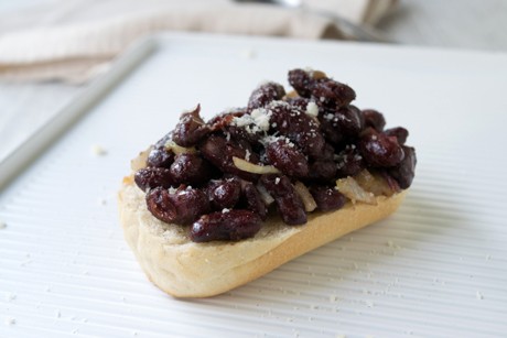 Bohnen mit Parmesan