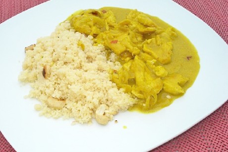 Couscous mit Hühnercurry