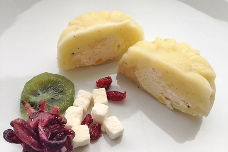 Sorbet mit Eisfüllung