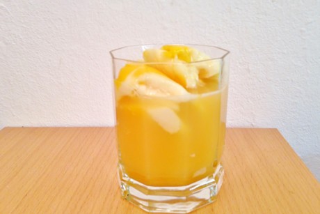 Erfrischender Sorbetdrink