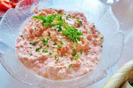 Lachsaufstrich