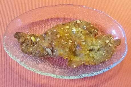 Schnitzel mit gehobelten Mandeln