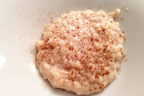 Milchreis mit Ahornsirup