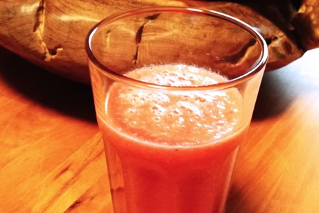 Bananen-Wassermelone-Joghurt Shake