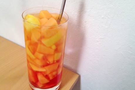 Mango-Melonenbowle
