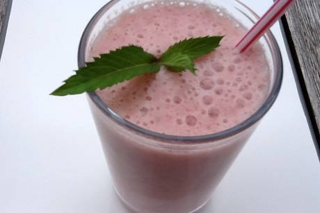 Himbeer-Bananensmoothie
