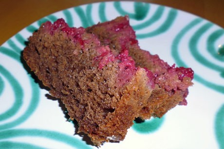Schokokuchen mit Ribiseln