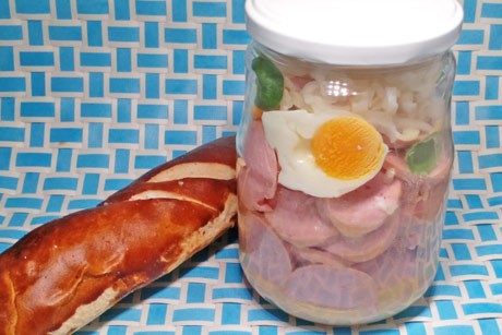 Essigwurst im Glas fürs Picknick