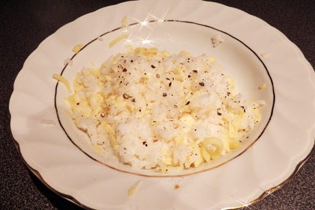 Reis mit Käse