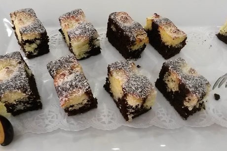 Marmorkuchen mit Kokos