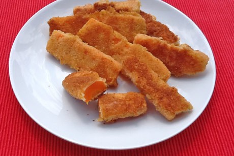 Panierte Karotten