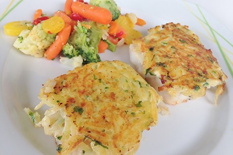 Fisch mit Kartoffelkruste
