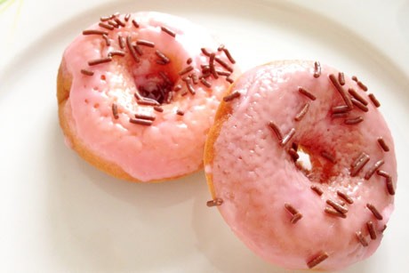 Donuts mit Punschglasur