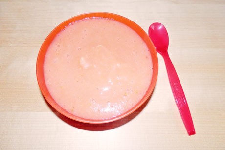 Erdbeer-Apfel-Babybrei