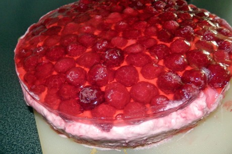 Himbeer-Joghurt-Torte