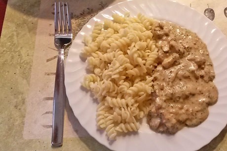 Champignon-Geschnetzeltes