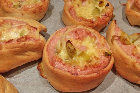 Leberkäs-Schnecken