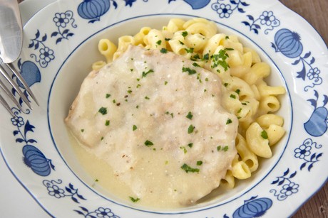 Käserahmschnitzel