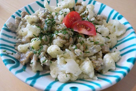 Spätzepfanne mit Karfiol