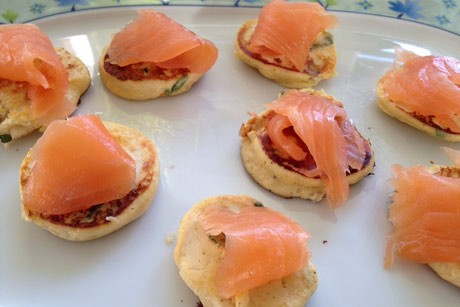 Ricotta-Lachs-Häppchen