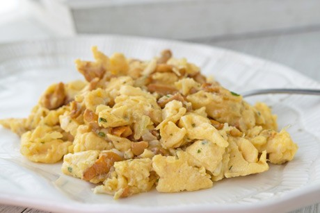 Eierspeis mit Eierschwammerln